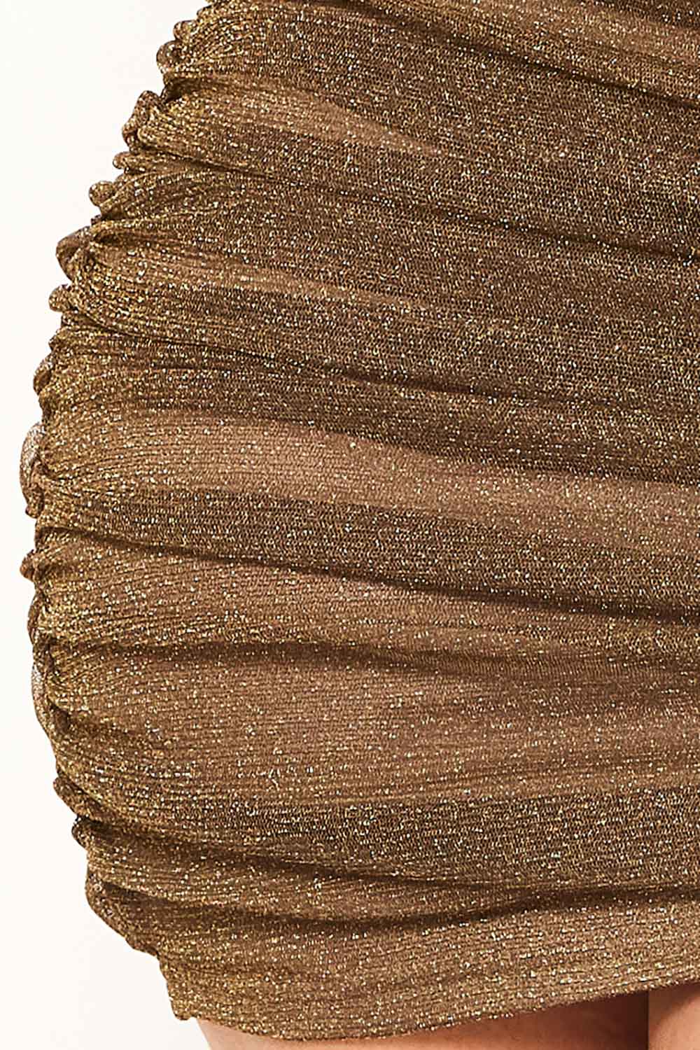 Symphony Dress - Shimmer Mesh Shirring On The Side Mini Dress | Zezebe