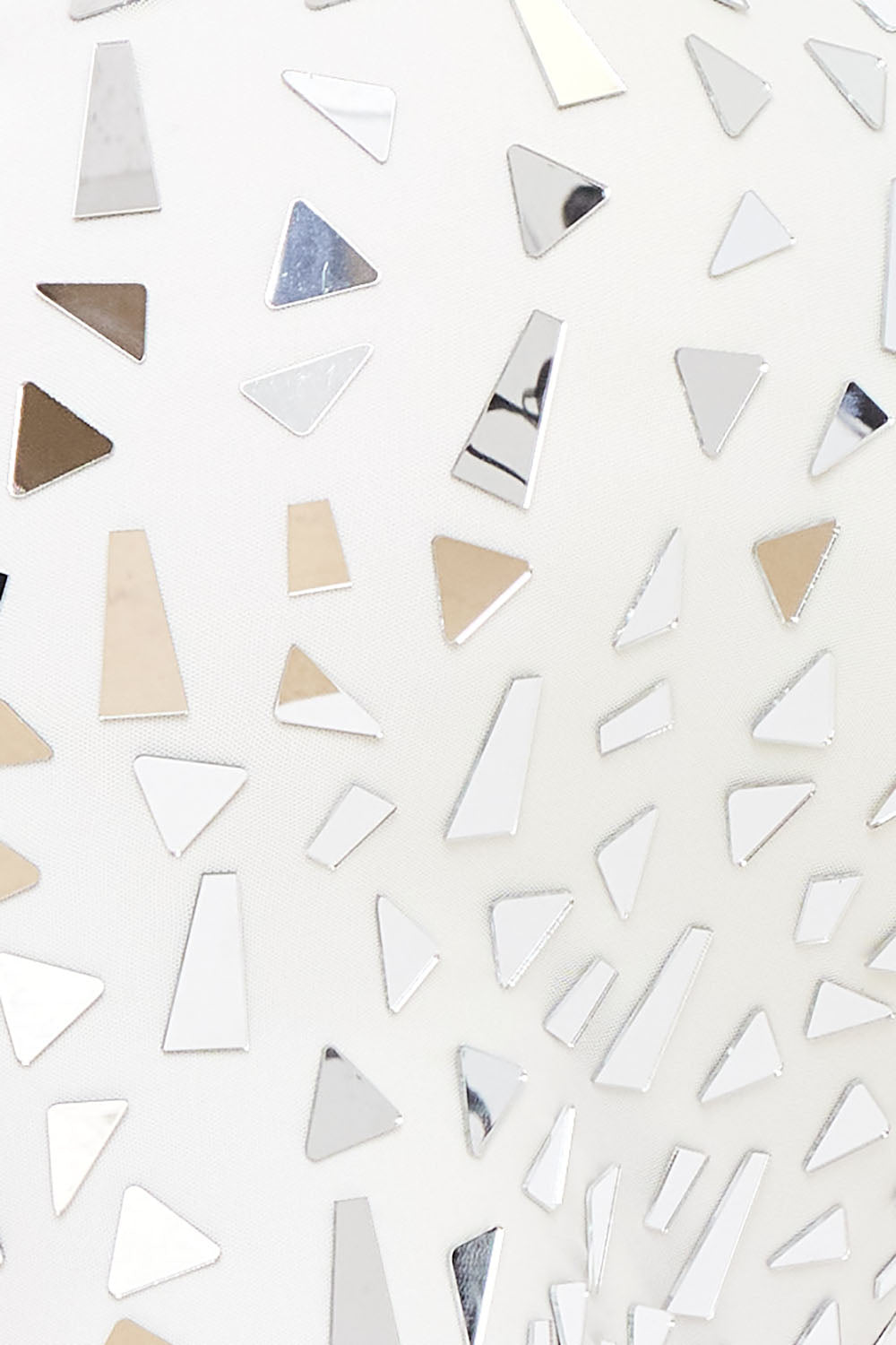 Symphony Dress - Mirror Glass Pieces Mini Dress | Zezebe