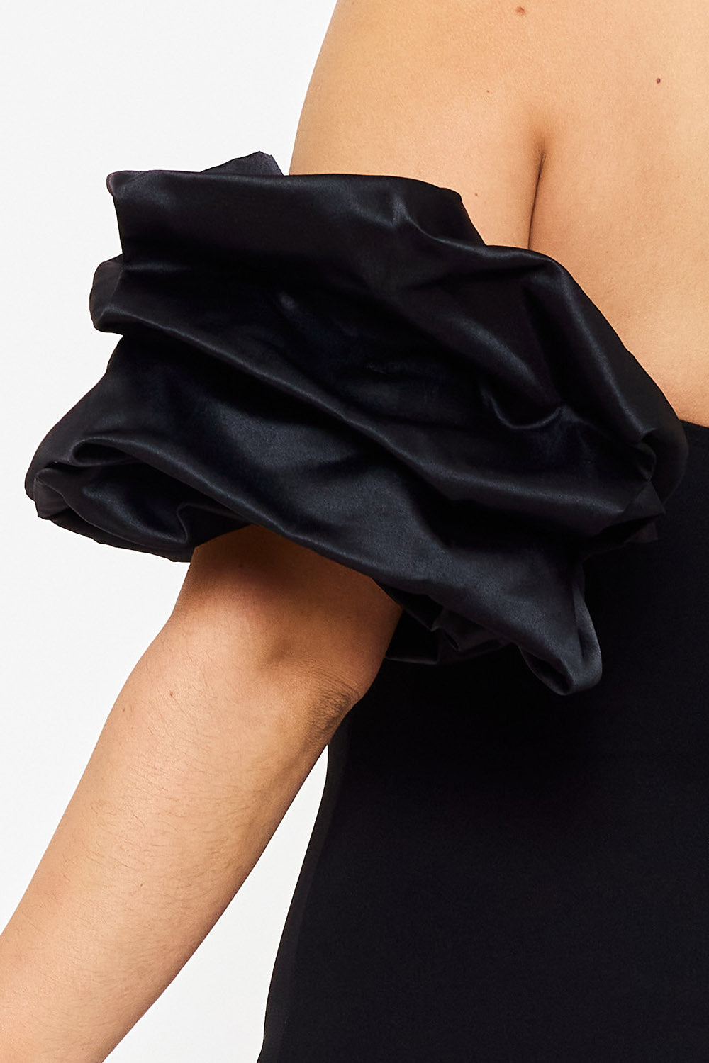 Symphony Dress - Layered Ruffle Sleeve Off The Shoulder Mini Dress | Zezebe
