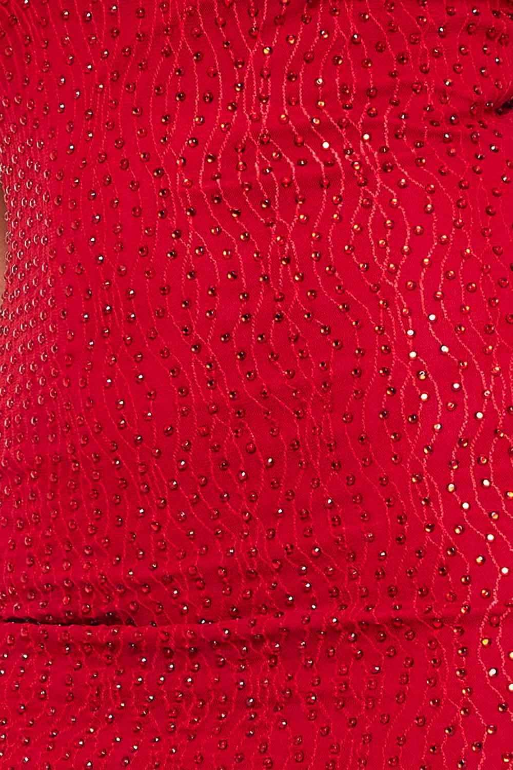 Symphony Dress - Rhinestone With Stiching Detailed Mini Dress | Zezebe