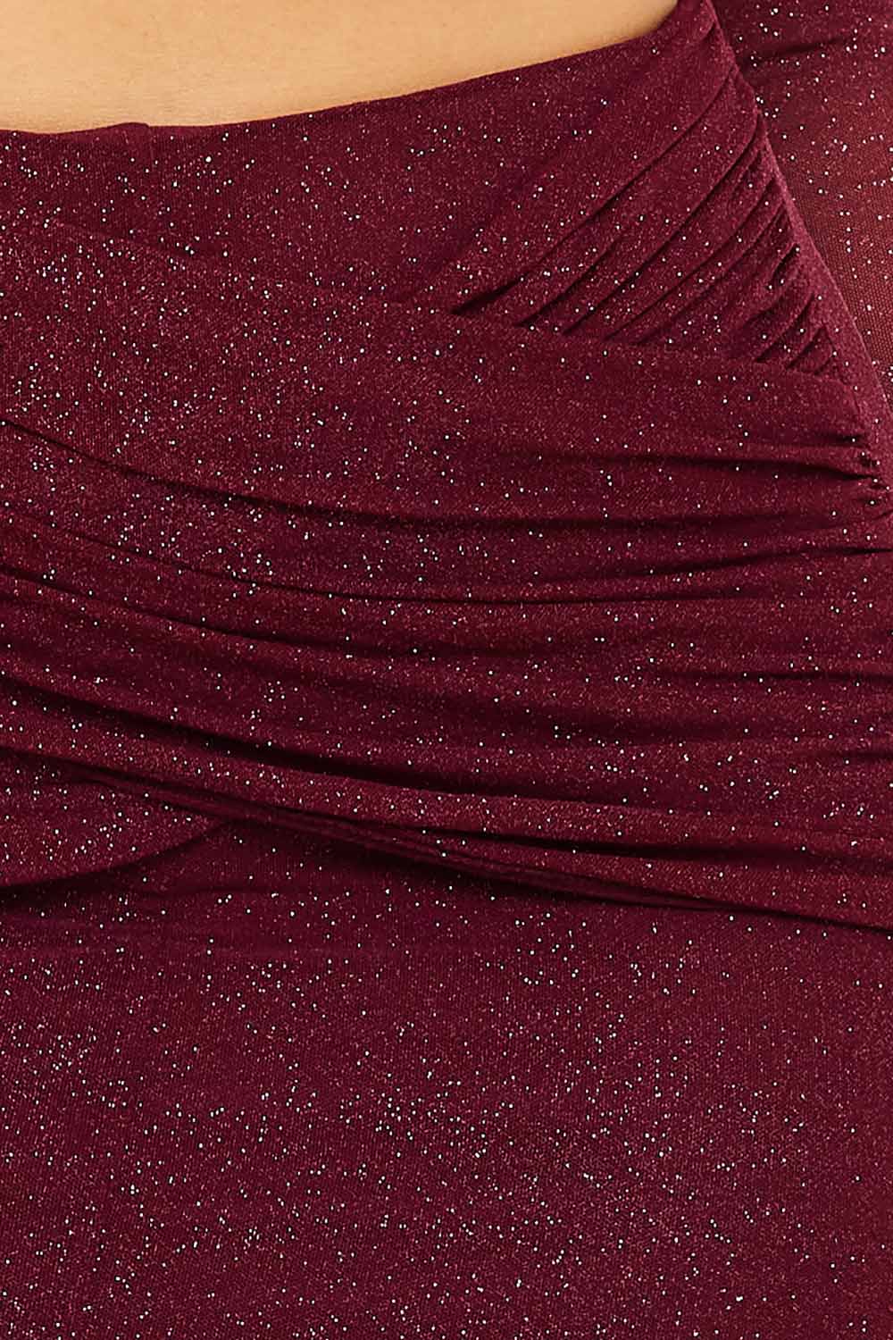 Symphony Dress - Powermesh With Glitter Maxi Dress | Zezebe