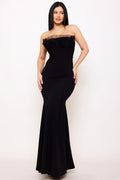 Symphony Dress - Ruffle Top Mermaid Maxi Dress | Zezebe
