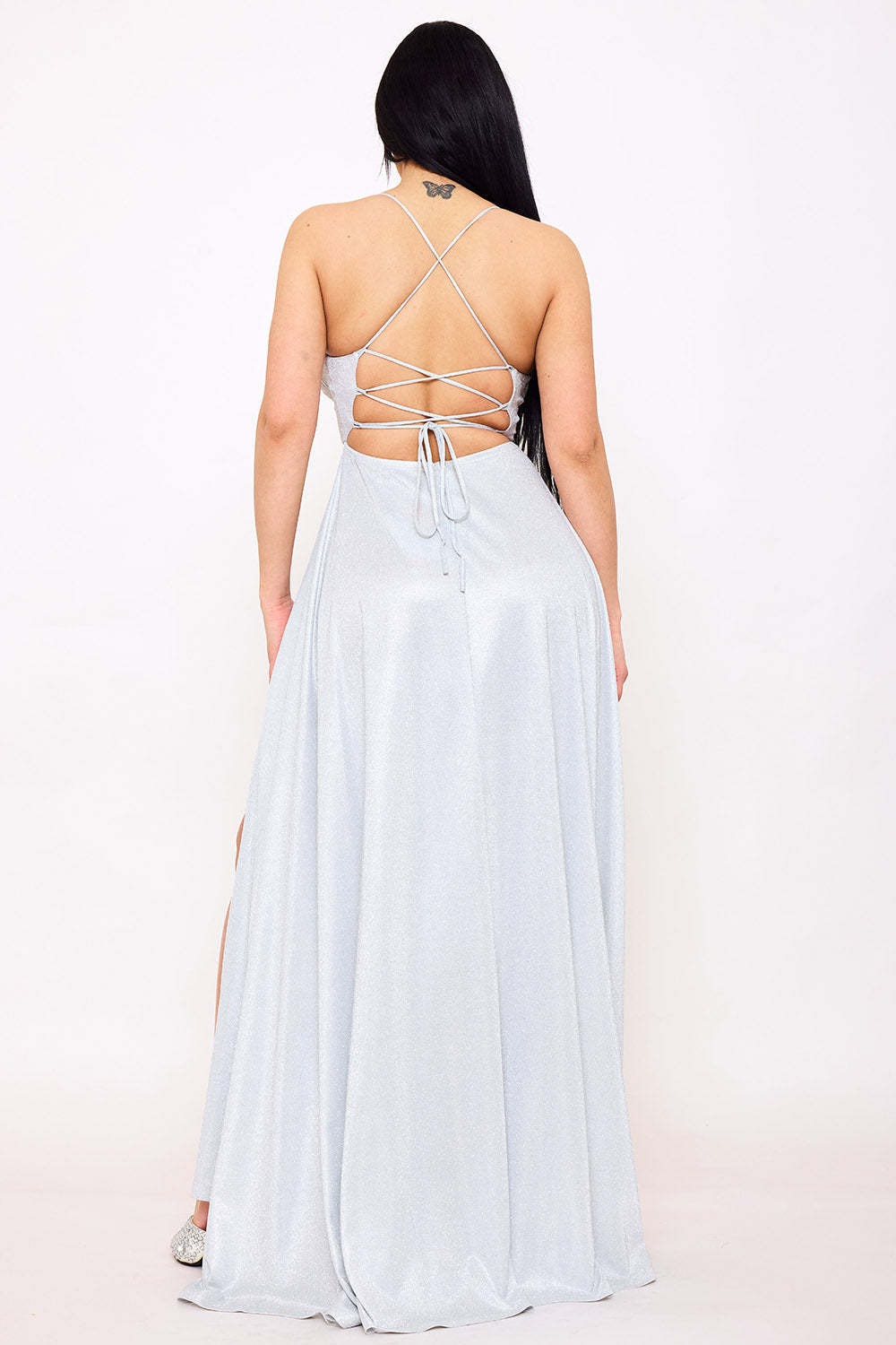 Symphony Dress - Spaghetti Strap Sherri Shine Maxi Dress | Zezebe