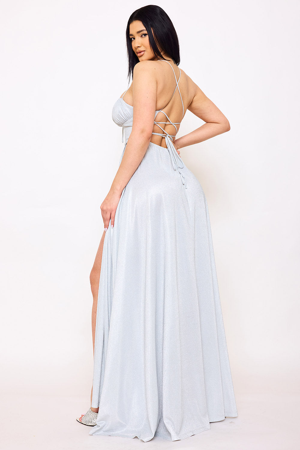 Symphony Dress - Spaghetti Strap Sherri Shine Maxi Dress | Zezebe