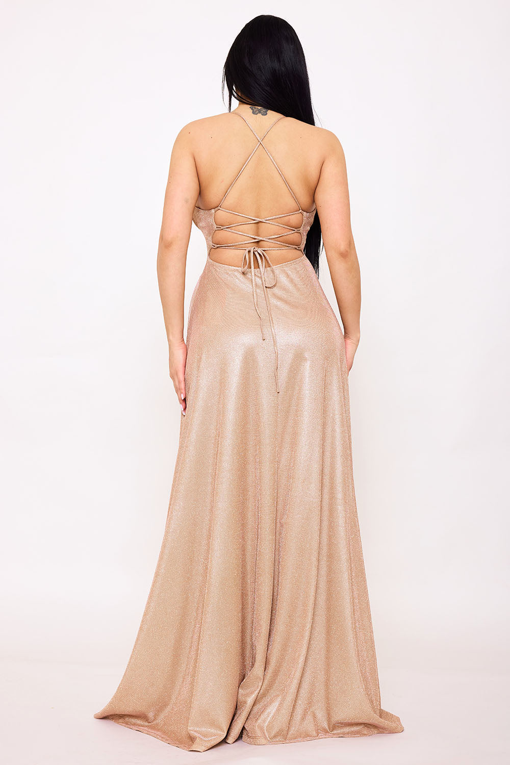 Symphony Dress - Spaghetti Strap Sherri Shine Maxi Dress | Zezebe