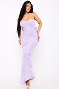 Symphony Dress - Large Bow Back On Sequin Maxi Dress | Zezebe