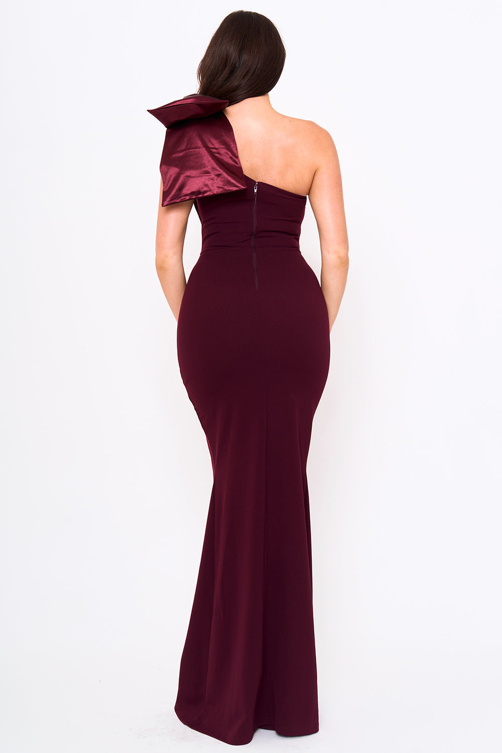 Symphony Dress - Techno Crepe And Satin Maxi Dress | Zezebe